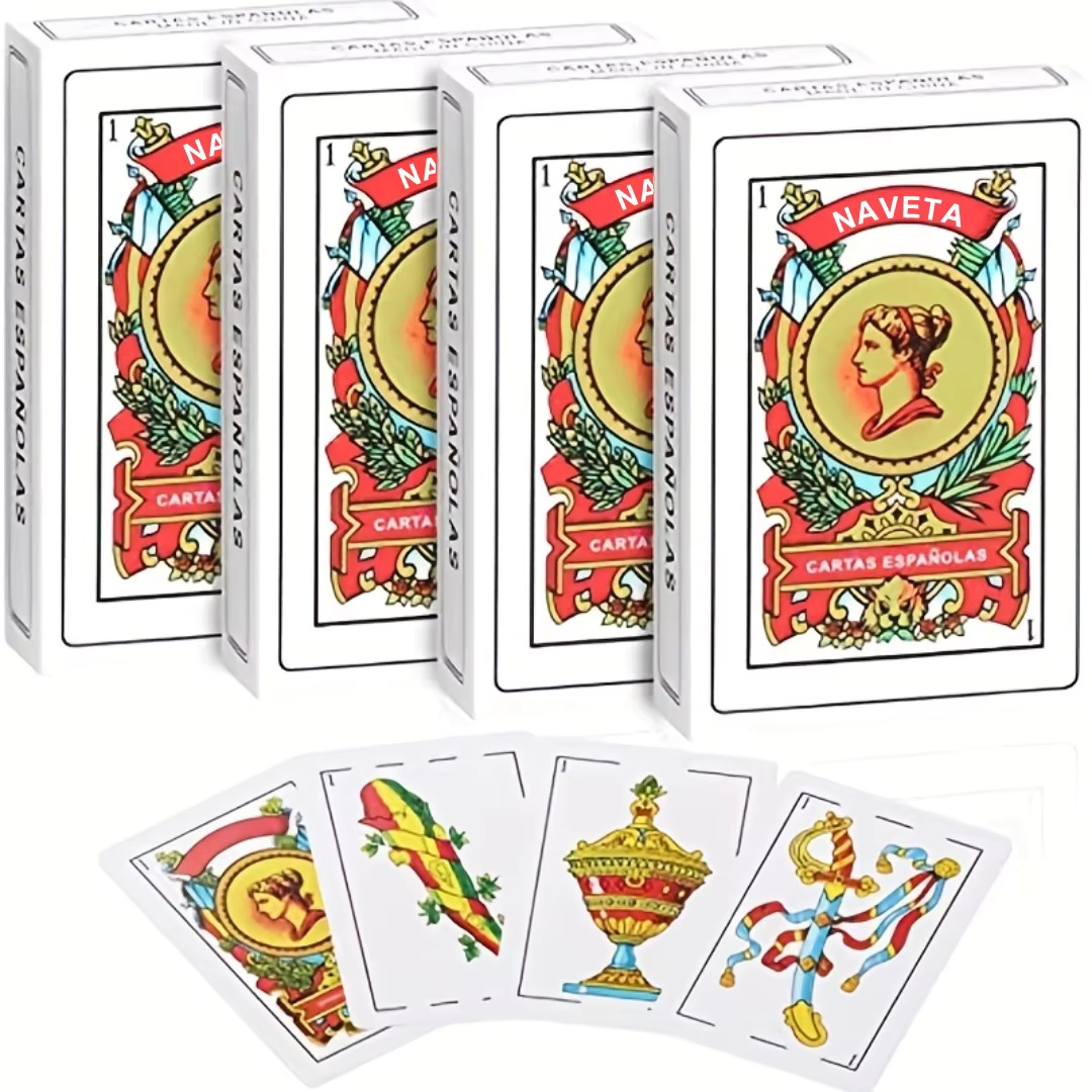 Party Games In Spanish - 本物のスペインのナイプス・トランプ1デッキ - メキシコのカードゲームやポーカーに最適です！ ギフトに最適、パーティータイムの楽しみに！