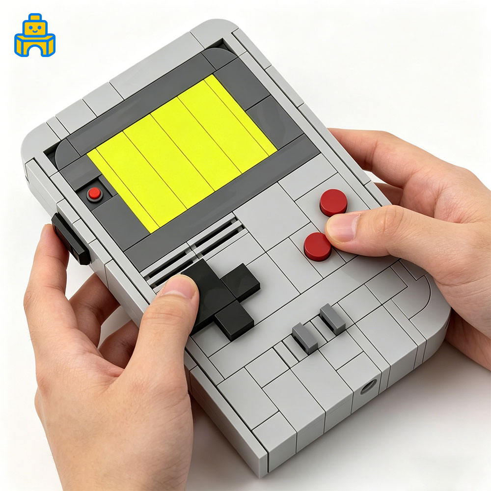 Party Games Console - DIY ハンドヘルドゲームコンソールビルディングブロック MOC おもちゃクリエイティブギフト男の子女の子子供の友人大人のフェスティバルパーティーギフト