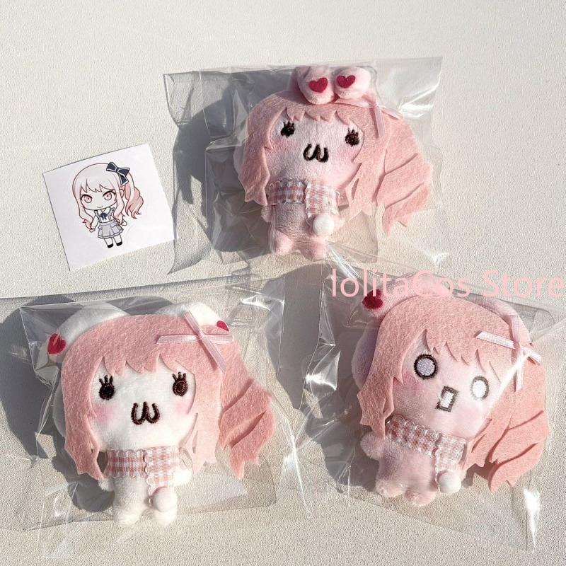 Party Games Girls - アニメ PJSK プロジェクトセカイ水木咲愛かわいいバニーぬいぐるみキーホルダーペンダントバッグチャーム手作りぬいぐるみおもちゃピンク女の子の誕生日プレゼント