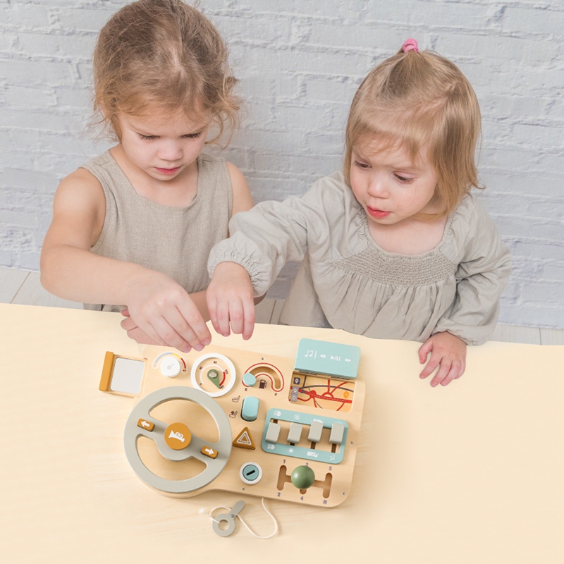 子供向けモンテッソーリおもちゃ 車型ビジーボード 赤ちゃん用 - Party Games Kids Indoor のレビューと価格