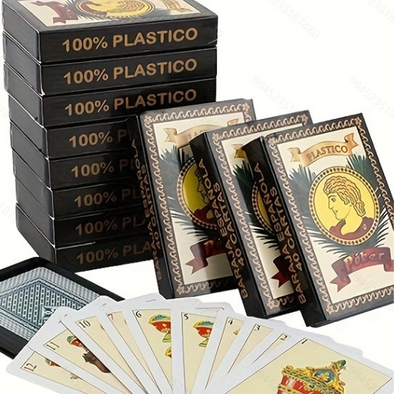 スペイン製 PVC 防水プラスチック製トランプ 家族パーティ - Party Games In Spanish のレビューと価格