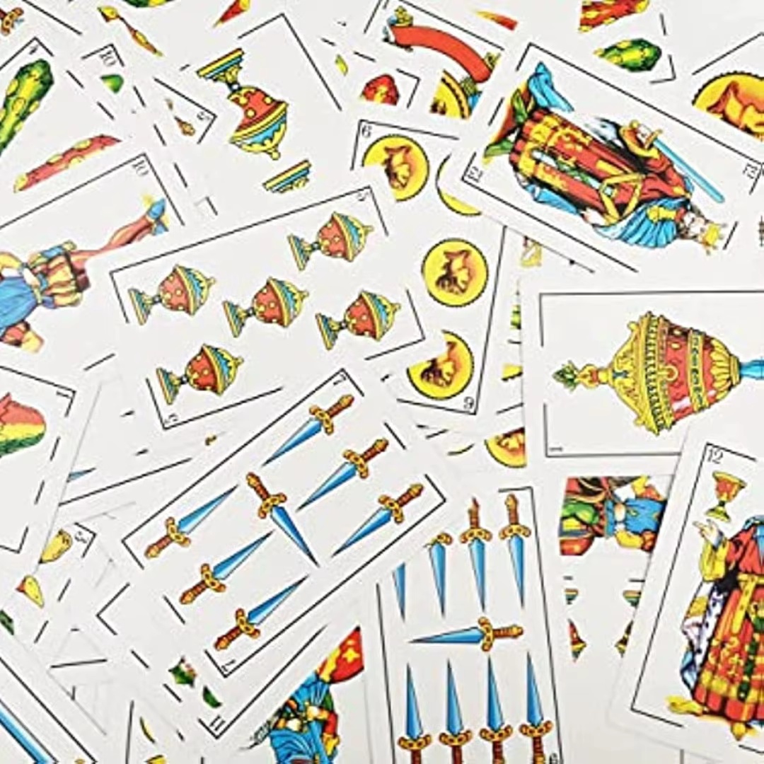 本物のスペインのナイプス・トランプ1デッキ - メキシコのカ - Party Games In Spanish のレビューと価格