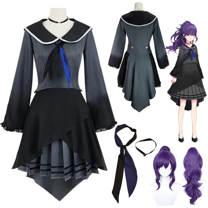 プロジェクトセカイゲーム朝比奈まふゆアニメコスプレ衣装制服ウ - Party Games Girls のレビューと価格