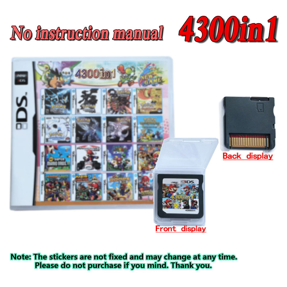 4300 in 1 コンピレーションDS NDS 3DS 3 - Party Games Console のレビューと価格