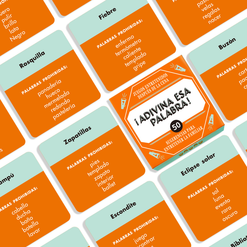 スペイン語単語推測ボードゲーム – 50枚の語彙カード 言語 - Party Games In Spanish のレビューと価格