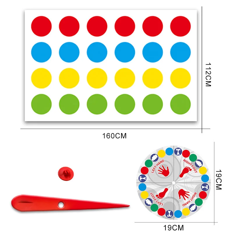 売れ筋のツイスターゲーム、体操用のクラシックバランスマット、 - Party Games For 7 People のレビューと価格